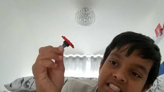 How to make a Lego beyblade with 360 degrees rotational spin