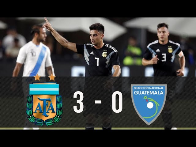 ARGENTINA VS GUATEMALA 3-0 RESUMEN & GOLES DEL PARTIDO 07/09/2018