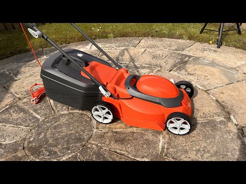Set Up Guide - Flymo EasiStore 340R Electric Rotary Lawn Mower - 34 cm Cutting Width,