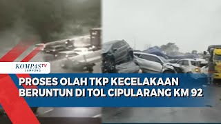 Download lagu Begini Proses Olah TKP Kecelakaan 17 Kendaraan di Tol Cipularang KM 92