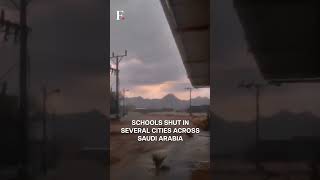 Saudi Arabia: Roads Submerged, Schools Shut as Heavy Rain Triggers Floods | Subscribe to Firstpost