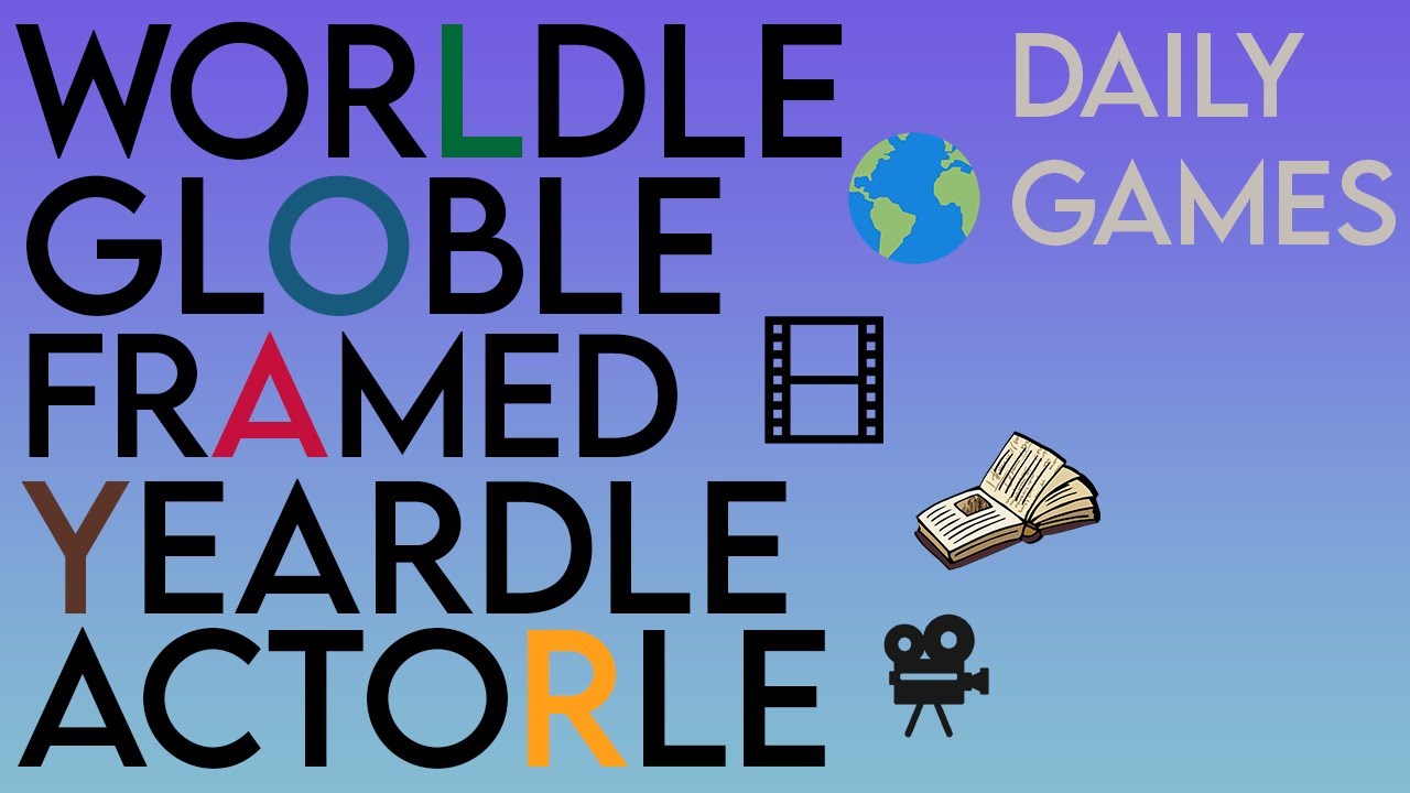 Daily Games! - Worldle, Globle, Yeardle, Framed, Actorle - April 14th, 2022  