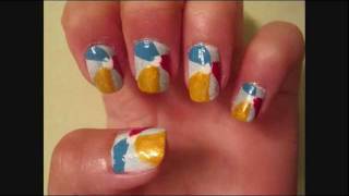 Summer Beach Ball Nails YouTube
