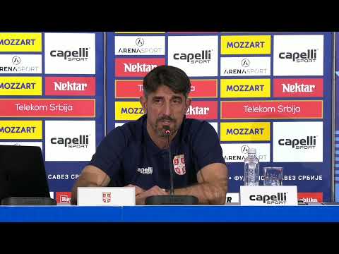 Selektor Veljko Paunović pred utakmice protiv Španije i Saudijske Arabije | SC FSS, 23. 3. 2026. — football video