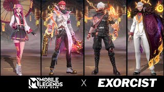 All Exorcist Granger, Hayabusa, Kagura, Yu Zhong : Skin Comparison | MLBB Mobile Legends