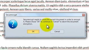 1-click Word files encryption