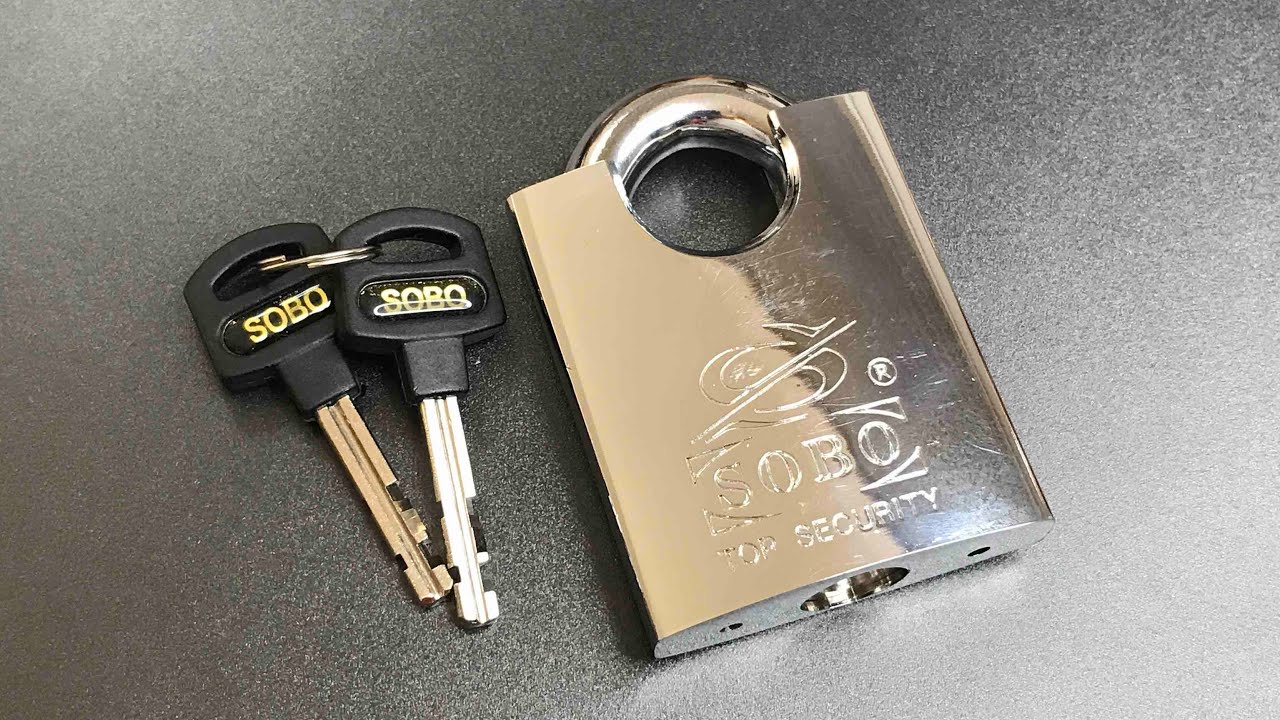 [539] Sobo SPRS60 Disc Detainer Padlock Picked YouTube