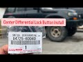 80 Series Landcruiser: Center Differential Lock button