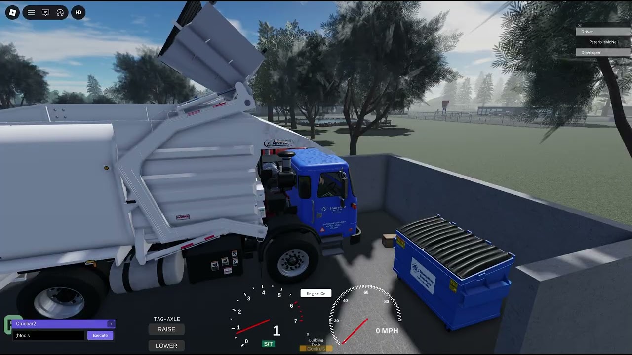 Shoreline Disposal Autocar ACX Mini Front loader amrep