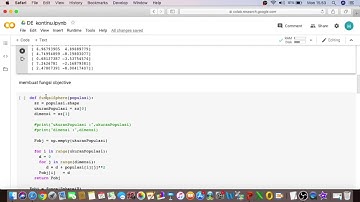 Optimalisasi 9: Implementasi Differential Evolution menggunakan  google collaboratory