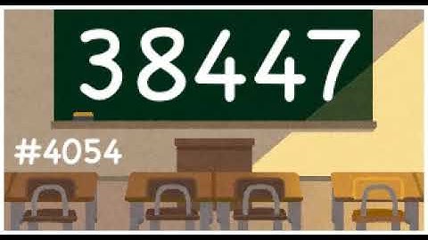 Count up 4001st to 4100th prime numbers! 1st channel.