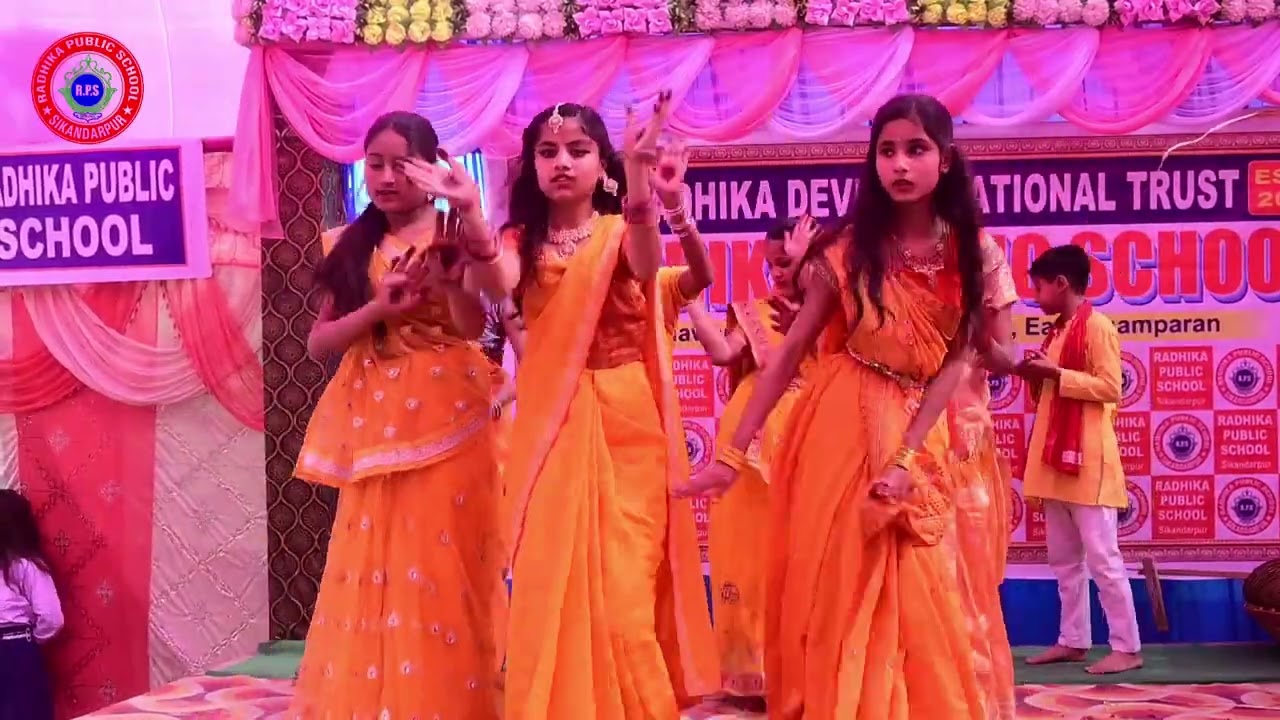  Aisan Apan ha Bihar | Bihari Folk Dance | Chhath Puja  | AT Radhika Public School Sikandarpur #rps 