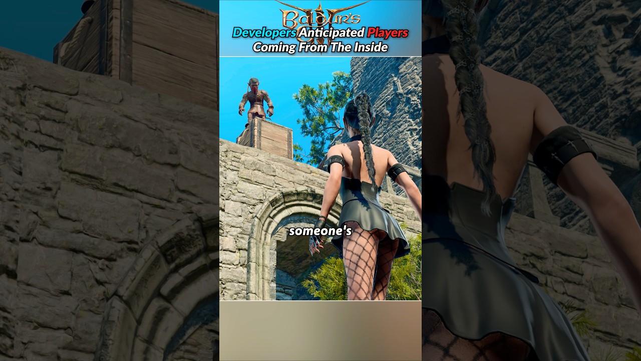 Developers anticipated players coming from the inside #baldursgate3