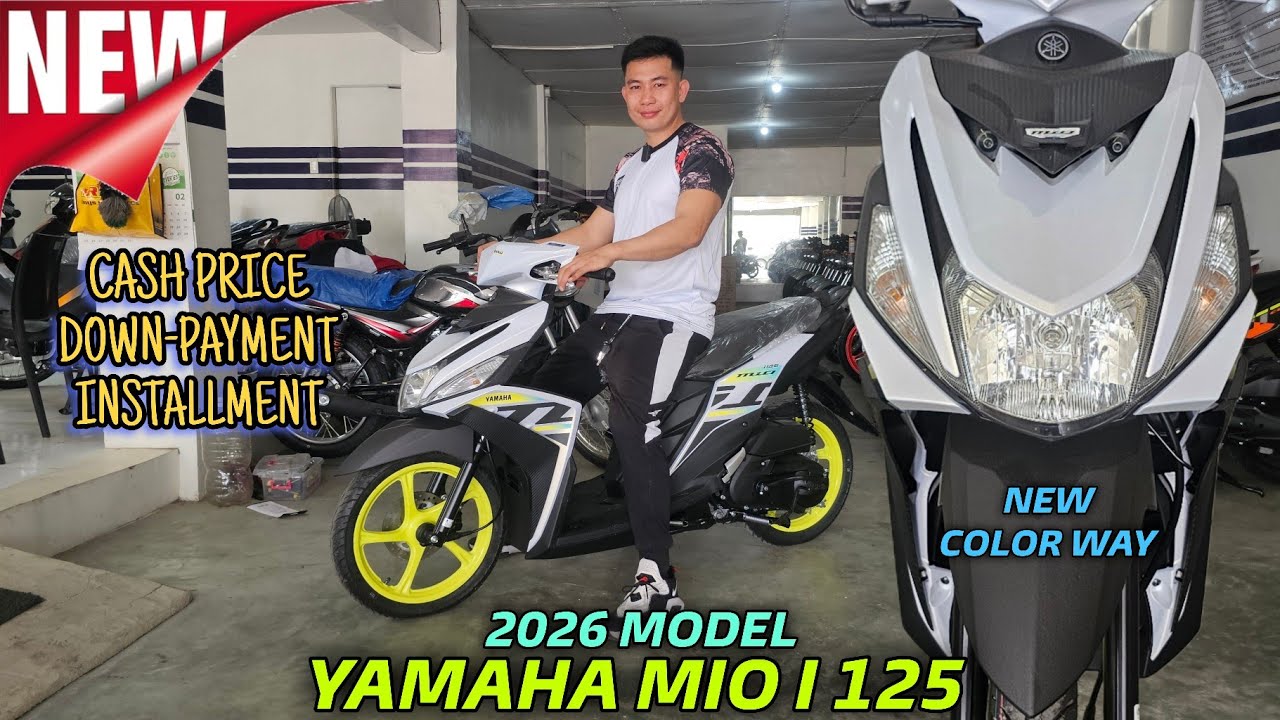 Yamaha Mio i 125 New Color 2026 model - YouTube