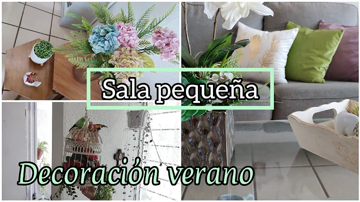 Cambio decoracin  de mi sala pequea verano colores...