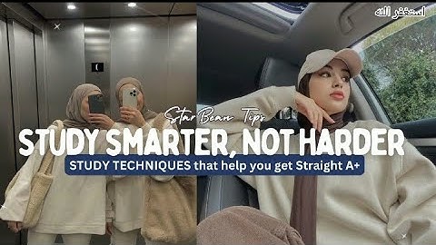 How to STUDY SMARTER, NOT HARDER📚|| Study techniques that I use to score A