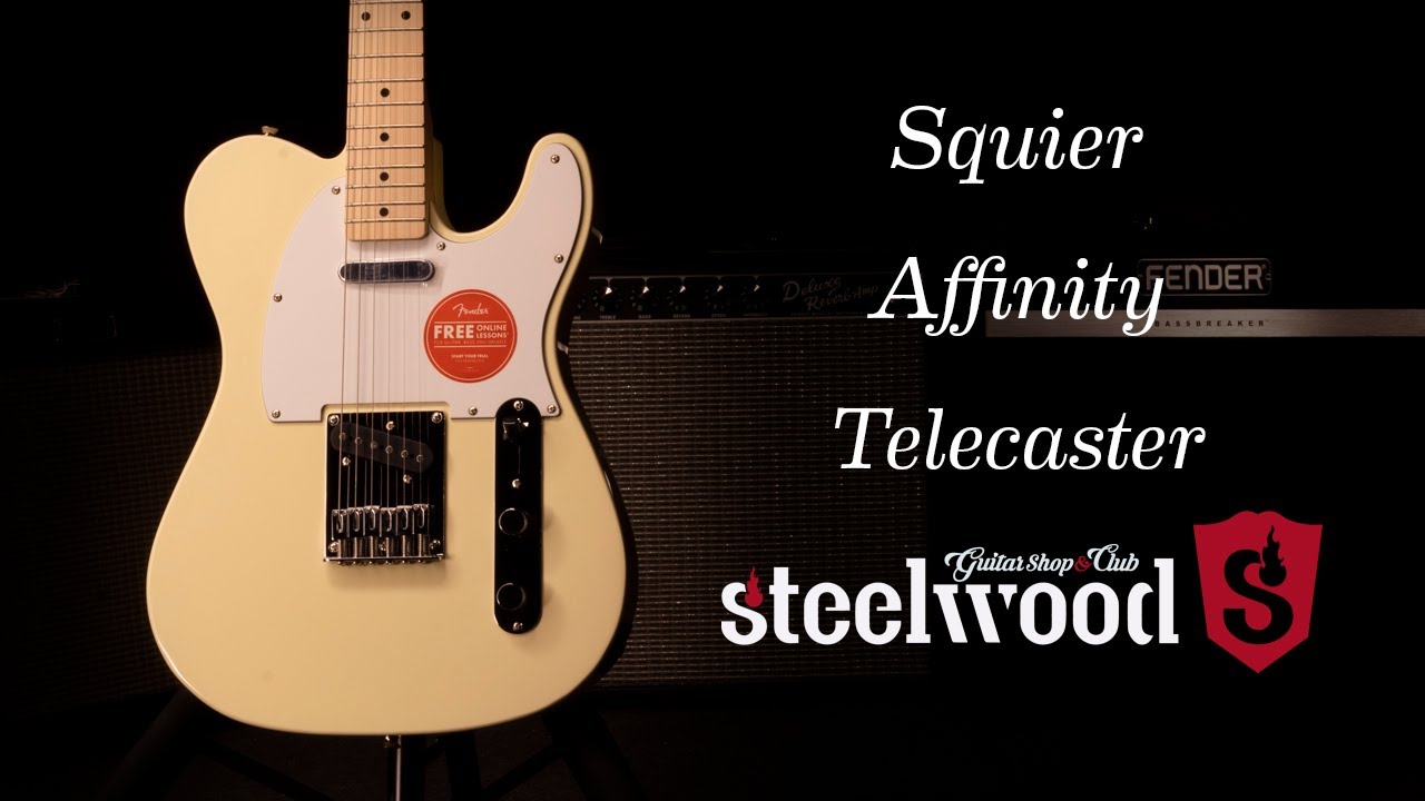 Squier Affinity Series Telecaster, 3-Color Sunburst, guitarra eléctrica