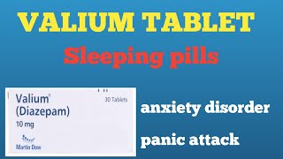 Diazepam (valium) :uses, dosage and side effects|| valium 10 mg tablet