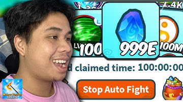 I Spent 100 Hours Straight Auto Farming in Weapon fighting Simulator " 4 Days Straight"