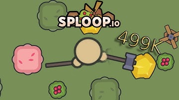 My Frist Sploop.io Video Farming bosses 499k :)