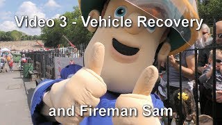 Emergency Services Day 2019 Video 3 Vehicle recovery and Fireman Sam around the site & in the Arena