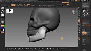 Zbrush Kurukafa Modelleme || Part - 2 - İkincil Formlar