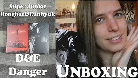Unboxing - Super Junior D&E - Danger - 3rd mini album both Red & Black ver.