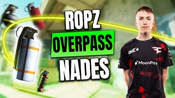 ropz Overpass Nades - Utility POV vs MOUZ | CS2 IEM Chengdu FINAL 2024