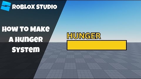 How to make a Hunger System in Roblox! [Eat System Included] (Roblox Studio Scripting Tutorial 2025)