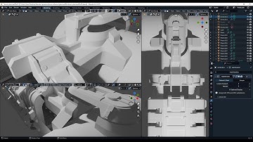 My Blender 3D practice . Modeling Hard Surface Doom Eternal plasma gun