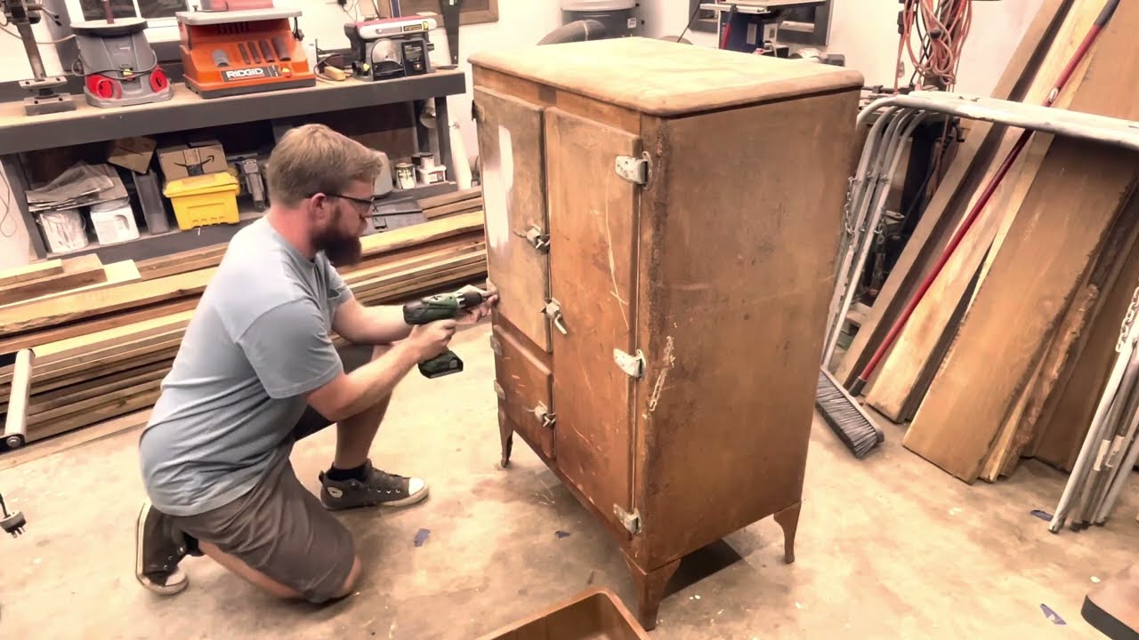 1930s Ice Box restoration YouTube