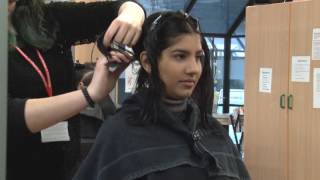 Former Student Receives Haircut for Little Princes Trust