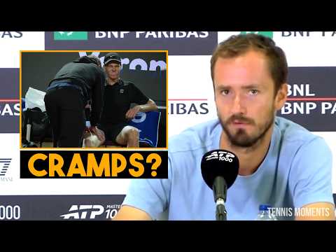 Daniil Medvedev: “It’s impossible to say if he was cramping…”