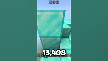 Day 35 of adding one diamond block per subscriber in Minecraft until we hit 100k subs #minecraft