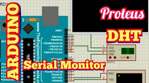 Program #Arduino Sensor Suhu Kelembaban DHT11 Menggunakan Proteus Tutorial DIY  @tptumetro