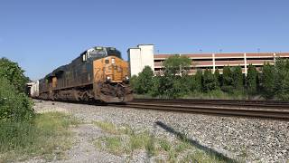 [4K] 7/4 CSX I032 eastbound doublestack container train at Savage MD #train #shorts #short #shorts