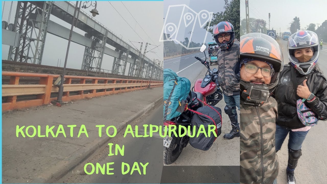 Kolkata to Alipurduar 750 KM in one day 😎😱ll  Meghalaya & Assam ride (with Bajaj Avenger) ll Day -1