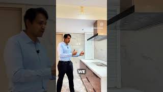 Luxury Island Kitchen with Smart Hidden Storage | Modern Modular Kitchen Design by XEN