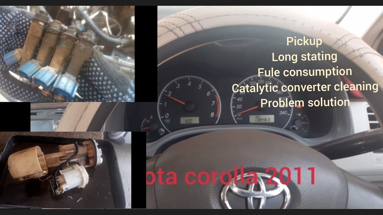 Toyota corolla pickup jerking  Long stating And fuel consumption problem solution