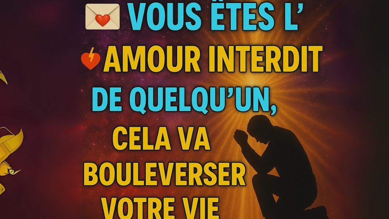 Vous êtes l'AMOUR INTERDIT de quelqu'un, cela va bouleverser votre VIE