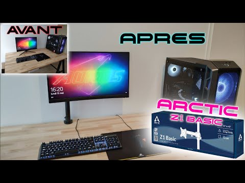 Arctic Z1 Basic - Bras & support écran PC Arctic sur