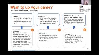 Social Mobility Employers Masterclass Series 21: Data