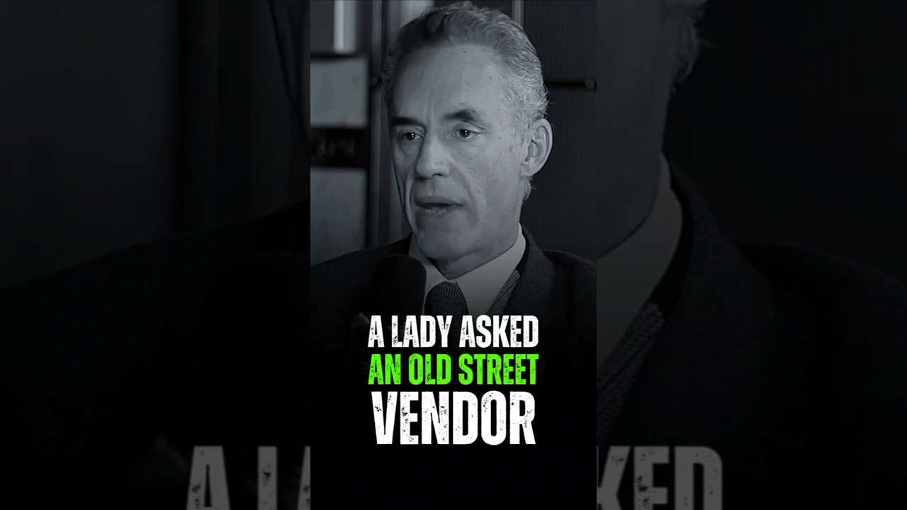 "A lady asked an old street vendor"-Jordan Peterson quotes"🇺🇸🌺 