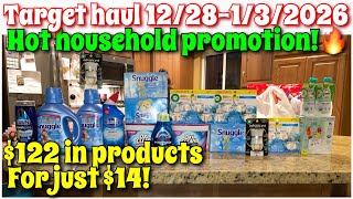 Target Couponing Haul 1228-132026 Fire Week Of Deals 122 Worth For 14