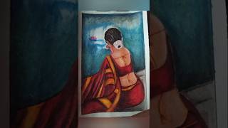 ❣️#drawing #art #painting #artist #sketch #shorts #song #animation #saree #love #shortvideo