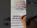 Practiquemos juntos letras lindas con marcadores punta pincel 🥰 #catolicos #letrasbonitas