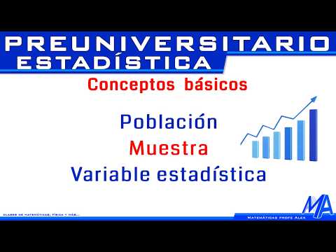 Estadística conceptos básicos | Curso preuniversitario