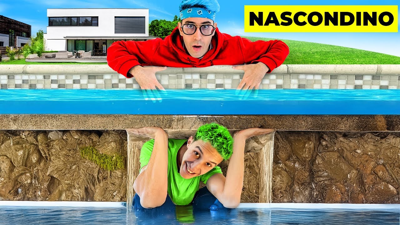 NASCONDINO CON LA SPIA IMPOSSIBILE in STREAM HOUSE 3.0 (si nasconde nelle fogne) !