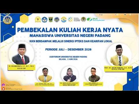 Pembekalan KKN Universitas Negeri Padang Hari Pertama 2026