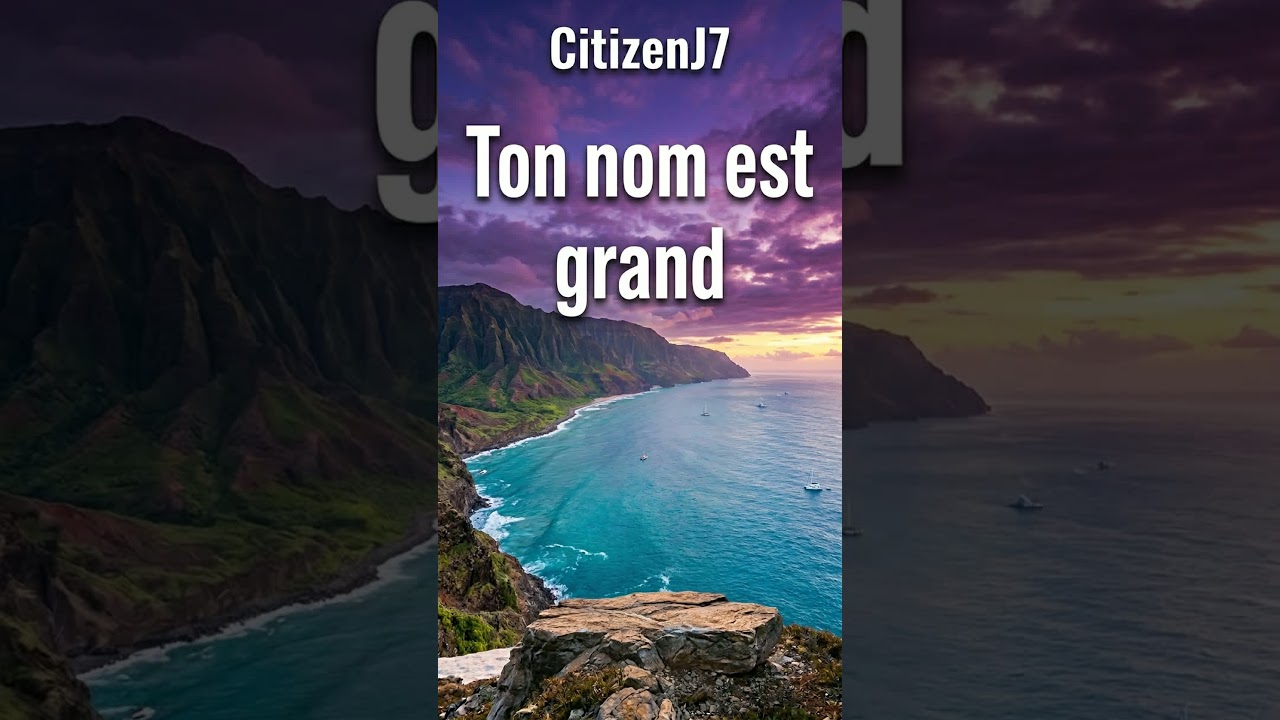 Ton nom est grand | Louez la grandeur des oeuvres de Dieu #shorts